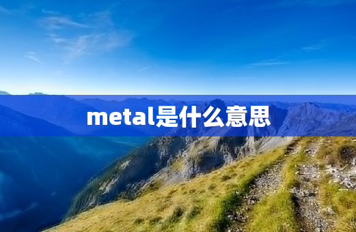 metal是什么意思