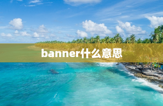 banner什么意思