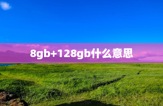 8gb+128gb什么意思