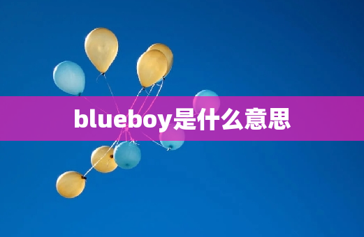 blueboy是什么意思