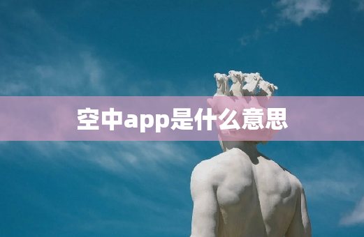 空中app是什么意思