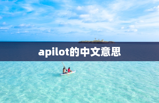 apilot的中文意思