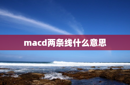 macd两条线什么意思