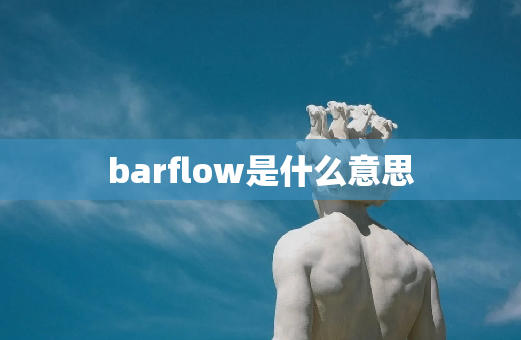 barflow是什么意思