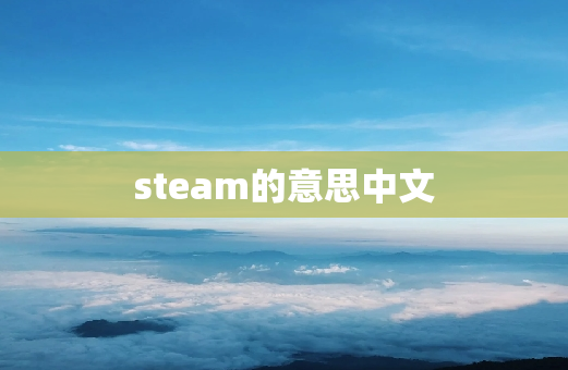 steam的意思中文