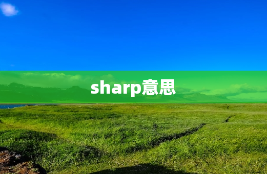 sharp意思