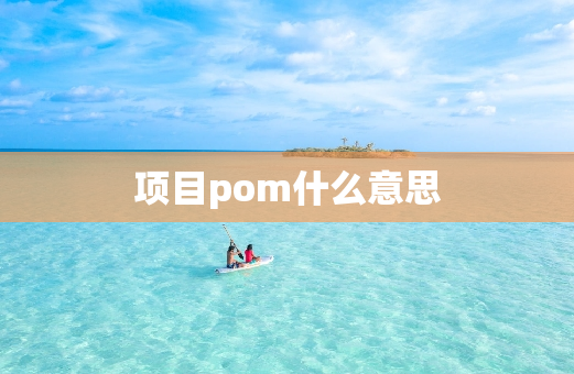 项目pom什么意思