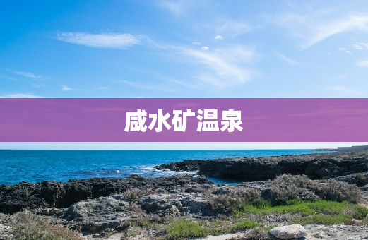 咸水矿温泉