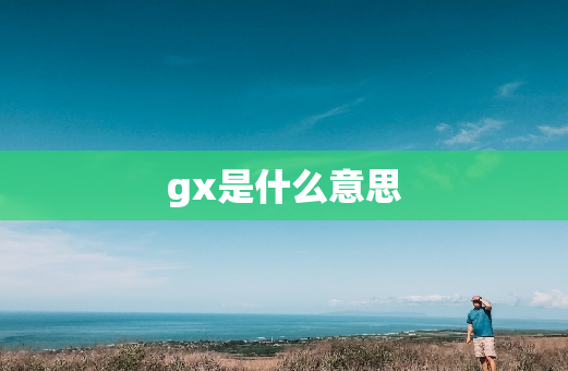 gx是什么意思